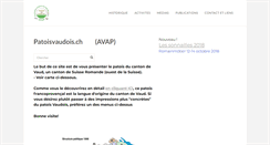 Desktop Screenshot of patoisvaudois.ch