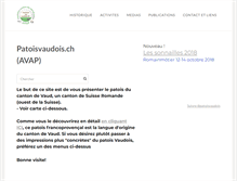Tablet Screenshot of patoisvaudois.ch